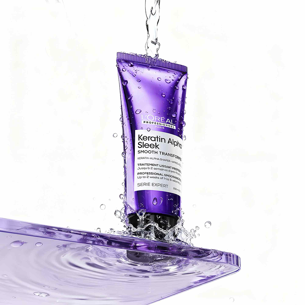 Keratin Alpha Sleek Smooth Transformer 200ml – Professional Anti-Frizz Smoothing Treatment